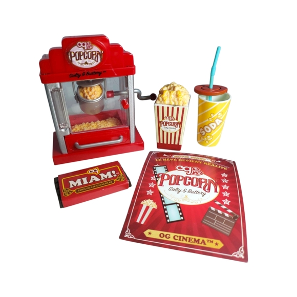 Our Generation Other - Our Generation Retro Popcorn Machine - Popcorn Set